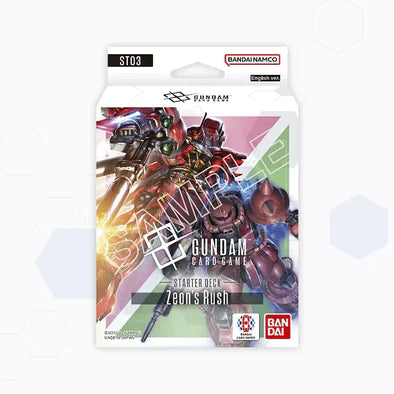 GUNDAM CG ST-03 ZEON'S RUSH STARTER DECK