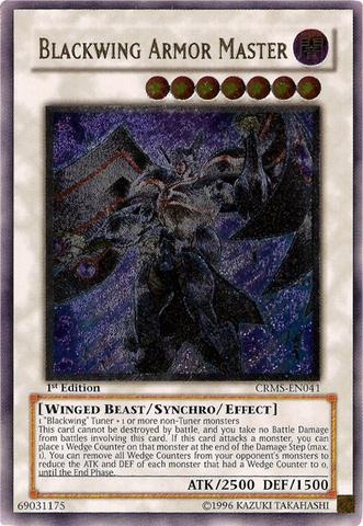 Blackwing Armor Master (UTR) [CRMS-EN041] Ultimate Rare