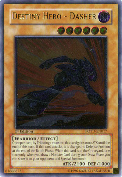 Destiny Hero - Dasher (UTR) [POTD-EN017] Ultimate Rare