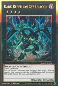 Dark Rebellion Xyz Dragon [MAGO-EN032] Premium Gold Rare