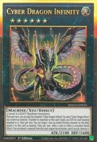 Cyber Dragon Infinity [MAGO-EN033] Premium Gold Rare