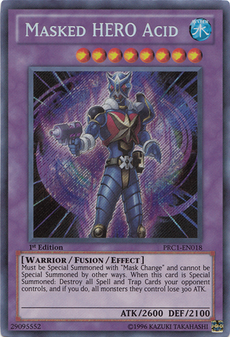 Masked HERO Acid [PRC1-EN018] Secret Rare