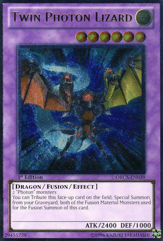 Twin Photon Lizard (UTR) [ORCS-EN039] Ultimate Rare