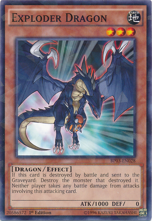 Exploder Dragon (Shatterfoil) [BP03-EN028] Common