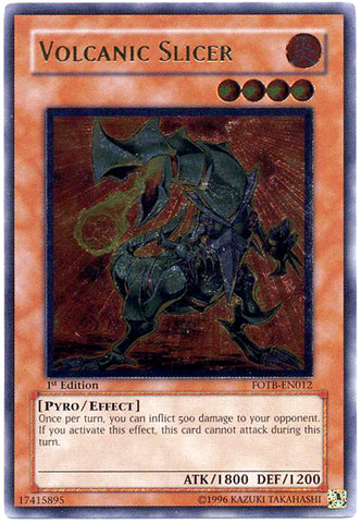 Volcanic Slicer (UTR) [FOTB-EN012] Ultimate Rare