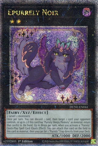 Epurrely Noir [DUNE-EN044] Quarter Century Secret Rare