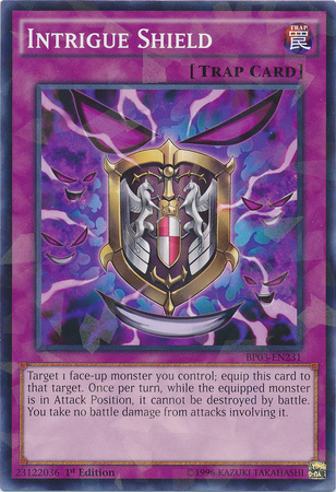 Intrigue Shield (Shatterfoil) [BP03-EN231] Common