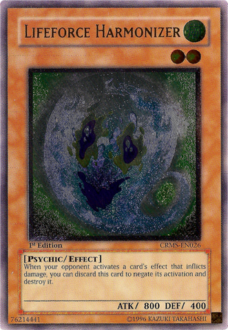 Lifeforce Harmonizer (UTR) [CRMS-EN026] Ultimate Rare