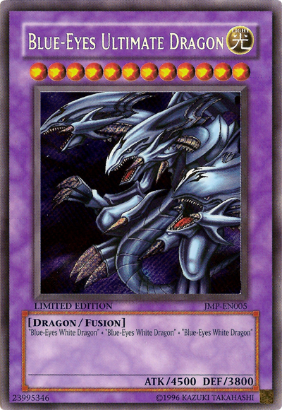 Blue-Eyes Ultimate Dragon (Secret) [JMP-EN005] Secret Rare