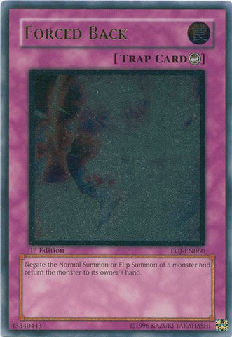 Forced Back (UTR) [EOJ-EN060] Ultimate Rare