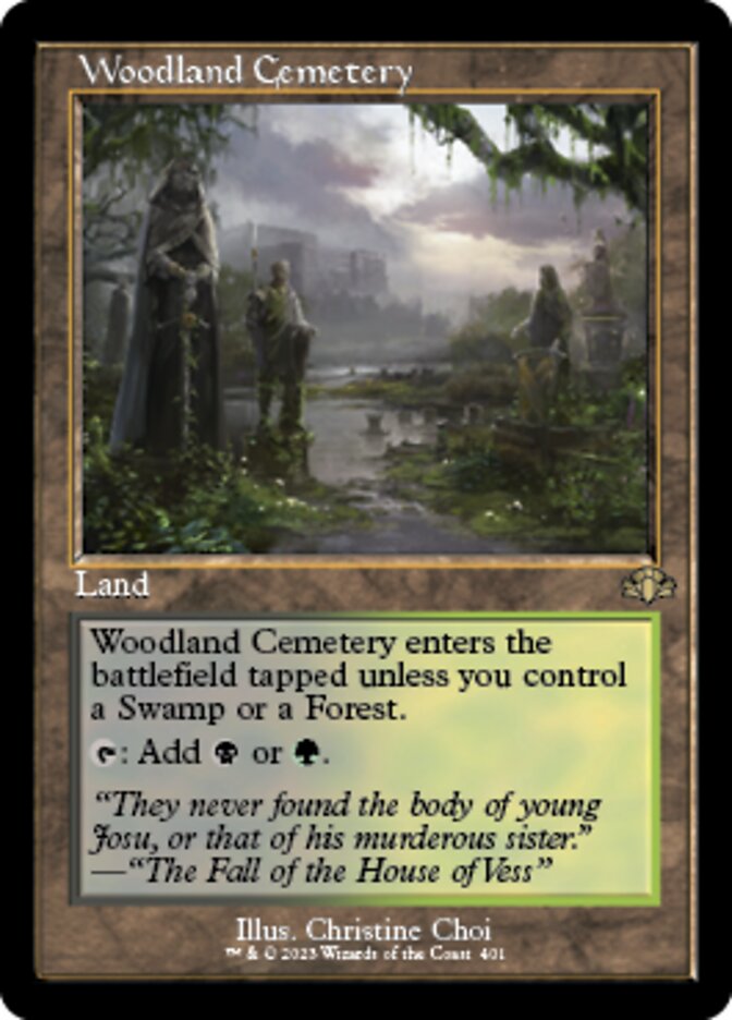 Woodland Cemetery (Retro) [Dominaria Remastered]