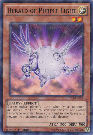 Herald of Purple Light (Shatterfoil) [BP03-EN023] Shatterfoil Rare