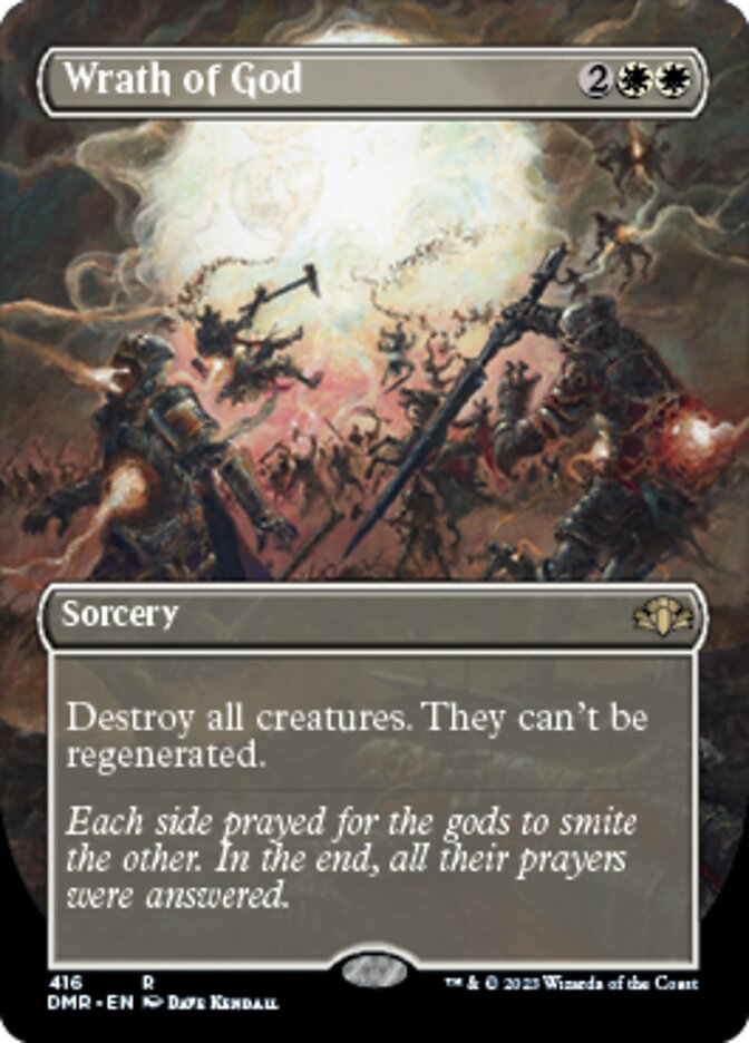 Wrath of God (Borderless Alternate Art) [Dominaria Remastered]