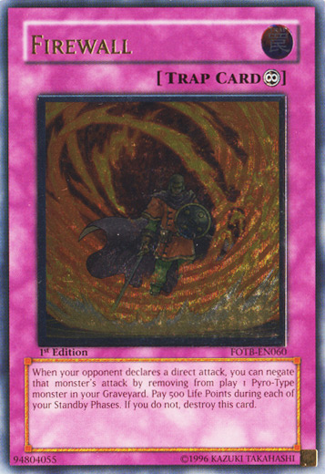 Firewall (UTR) [FOTB-EN060] Ultimate Rare