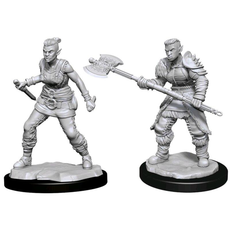 D&D Unpainted Minis WV13 Orc Barbarian Female