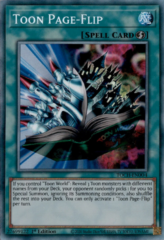 Toon Page-Flip (CR) [TOCH-EN004] Collector's Rare