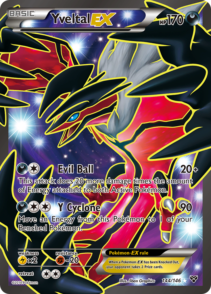 Yveltal EX (144/146) [XY: Base Set]