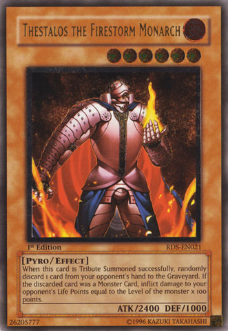 Thestalos the Firestorm Monarch (UTR) [RDS-EN021] Ultimate Rare