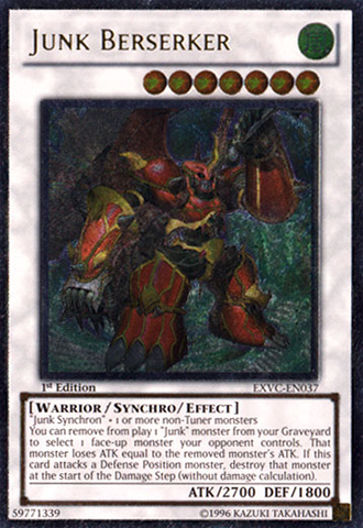 Junk Berserker (UTR) [EXVC-EN037] Ultimate Rare