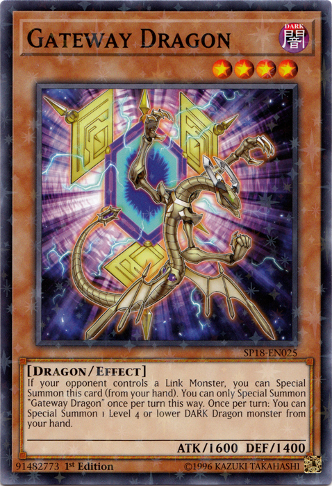 Gateway Dragon (Starfoil) [SP18-EN025] Starfoil Rare