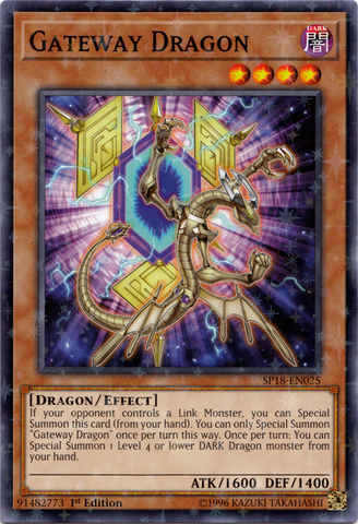 Gateway Dragon (Starfoil) [SP18-EN025] Starfoil Rare