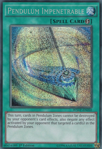 Pendulum Impenetrable [WSUP-EN050] Prismatic Secret Rare