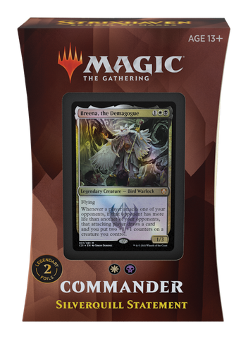 MTG Strixhaven: School Of Mages Commander Deck - Silverquill Statement