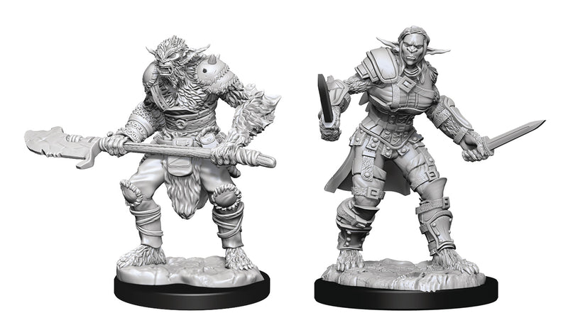 D&D Unpainted Minis WV15 Bugbear Male And Female