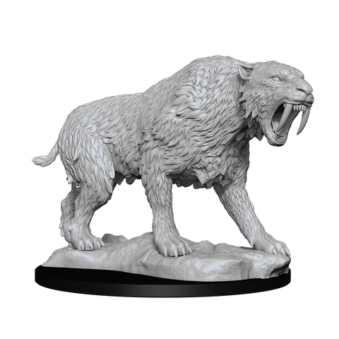 WizKids Unpainted Minis WV14 Saber-Toothed Tiger