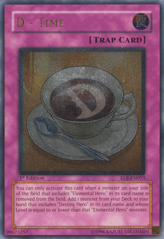 D - Time (UTR) [EOJ-EN053] Ultimate Rare