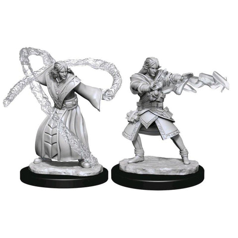 D&D Unpainted Minis WV13 Elf Wizard Male