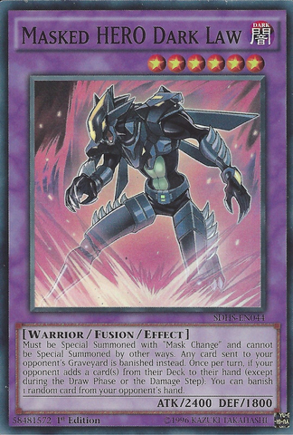 Masked HERO Dark Law [SDHS-EN044] Super Rare