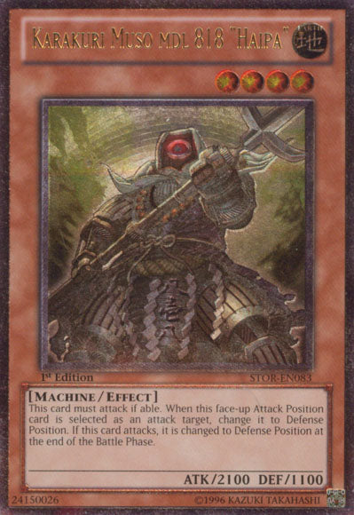 Karakuri Muso mdl 818 "Haipa" (UTR) [STOR-EN083] Ultimate Rare