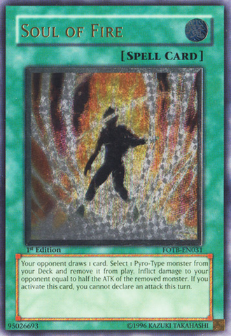 Soul of Fire (UTR) [FOTB-EN031] Ultimate Rare