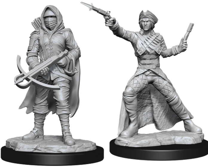 WizKids Unpainted Minis WV15 Bounty Hunter/Outlaw