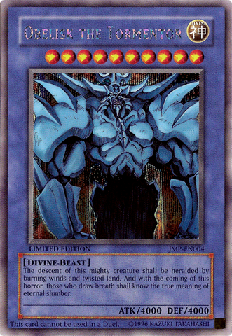 Obelisk the Tormentor (JMP-EN004) [JMP-EN004] Secret Rare