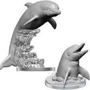 WizKids Unpainted Minis WV14 Dolphins