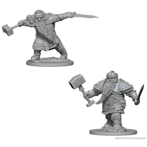 D&D Unpainted Minis WV1 Dwarf Male Fighter