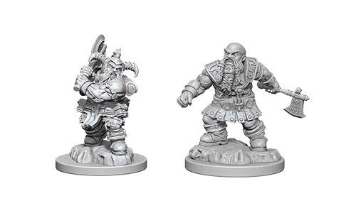D&D Unpainted Minis WV6 Male Dwarf Barbarian