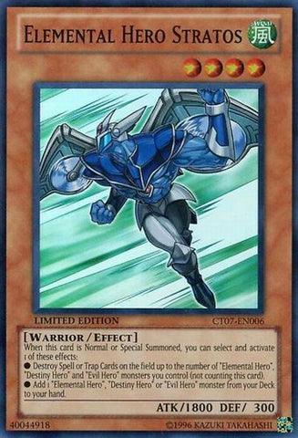 Elemental HERO Stratos [CT07-EN006] Super Rare