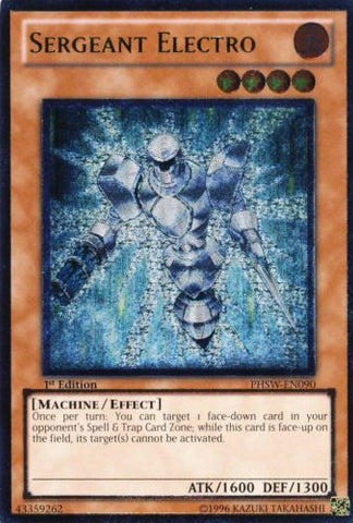 Sergeant Electro (UTR) [PHSW-EN090] Ultimate Rare