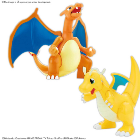 Pokemon Model Kit Charizard & Dragonite