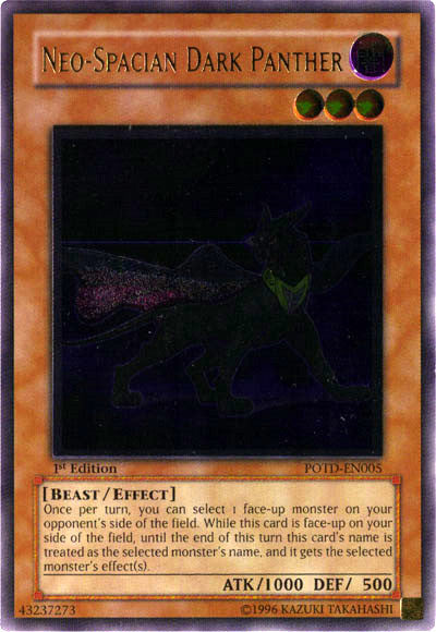 Neo-Spacian Dark Panther (UTR) [POTD-EN005] Ultimate Rare