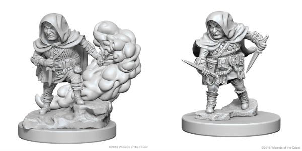 D&D Unpainted Minis WV1 Halfling Male Rogue