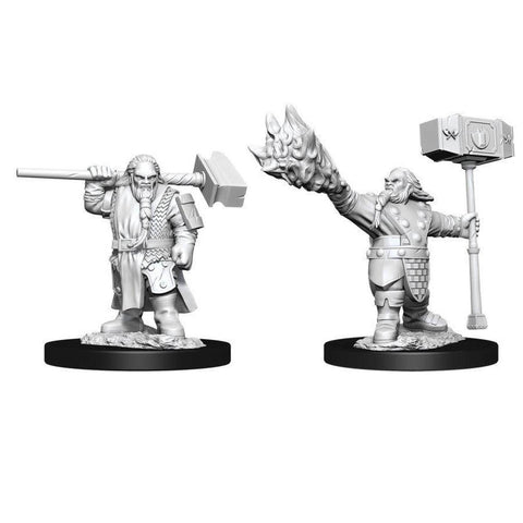 D&D Unpainted Minis WV11 Male Dwarf Cleric
