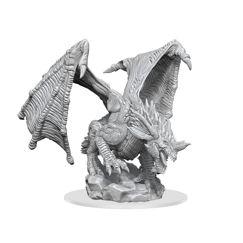 D&D Unpainted Minis WV15 Young Blue Dragon