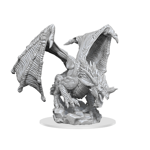 D&D Unpainted Minis WV15 Young Blue Dragon
