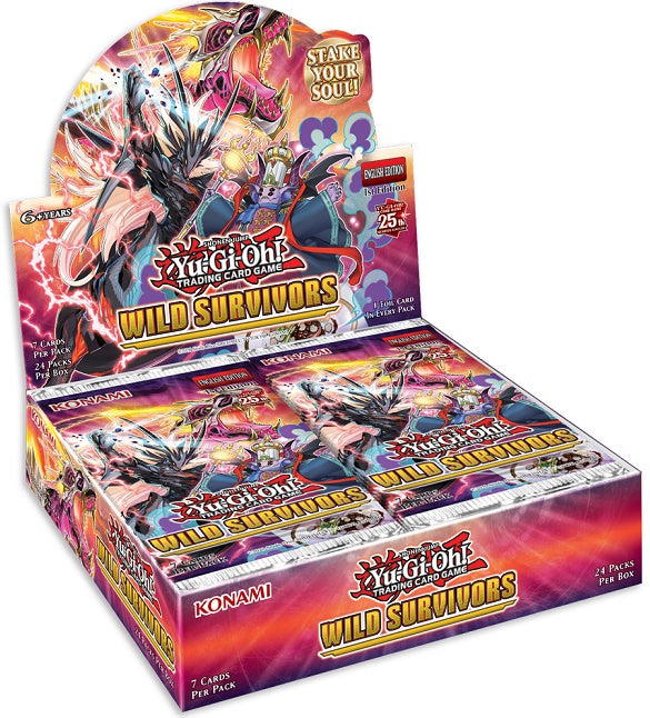 YGO Wild Survivors Booster Box (24 Packs)