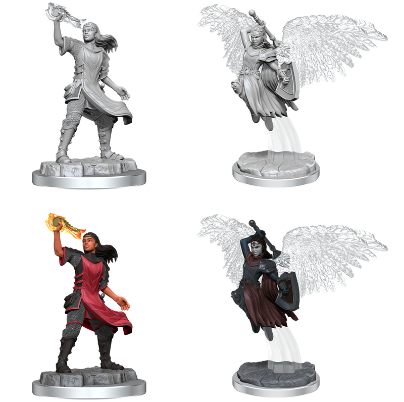 D&D Unpainted Minis WV20 Aasimar Cleric Female