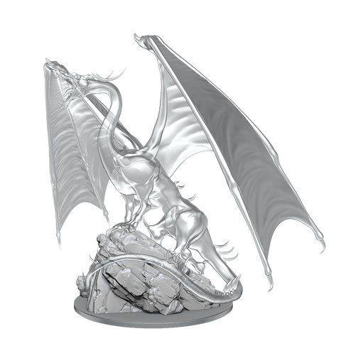 D&D Unpainted Minis WV17 Young Emerald Dragon
